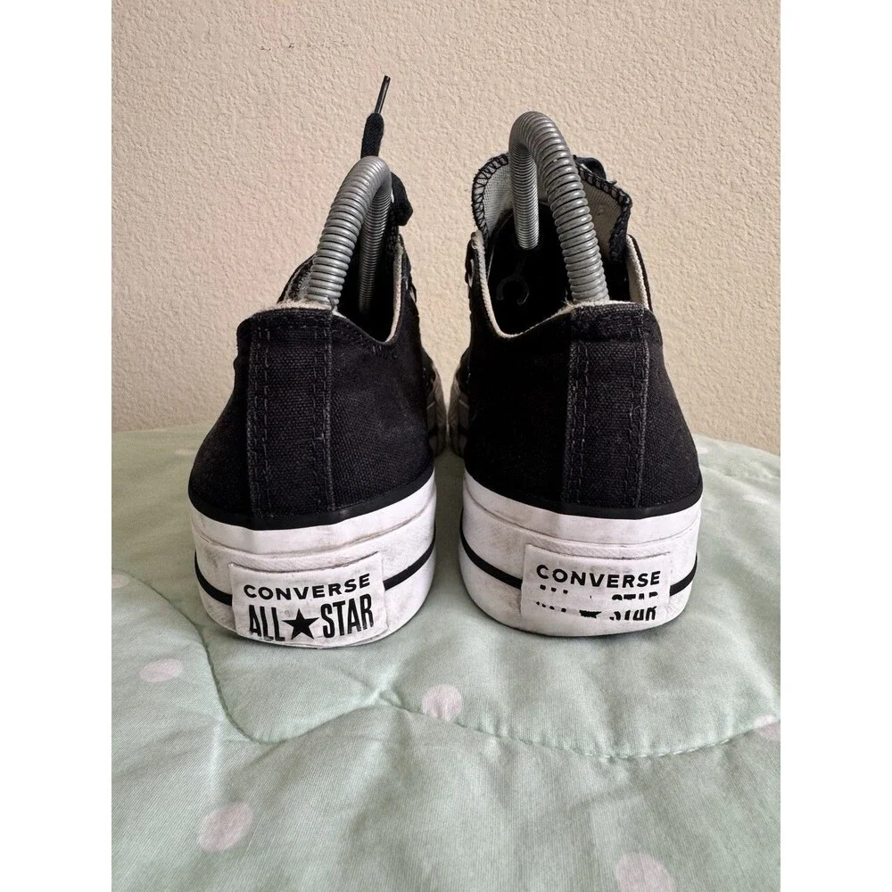 Converse Chuck Taylor All Star Lift Low Top Sneakers Black/White 560250F size 8